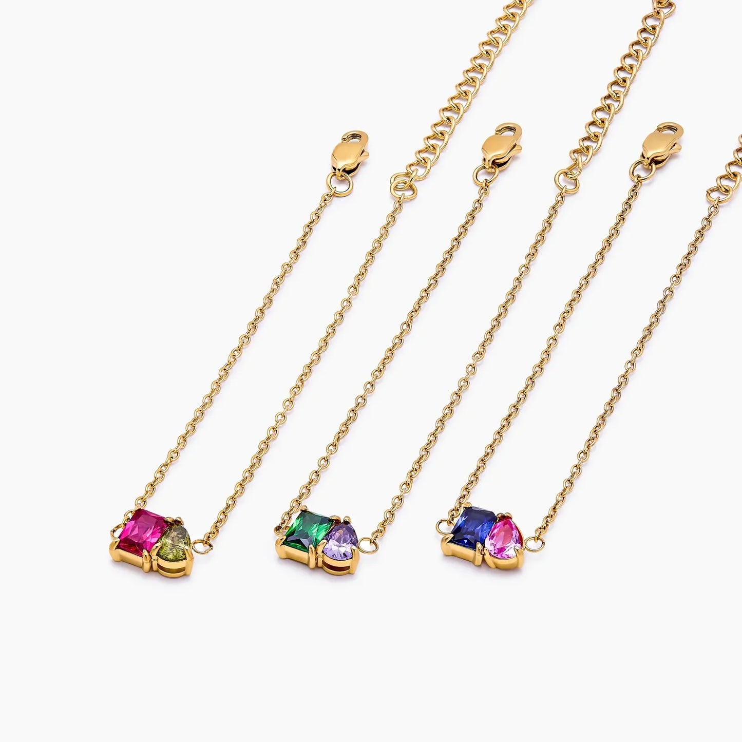 Pulsera Forever Duo con piedras natales